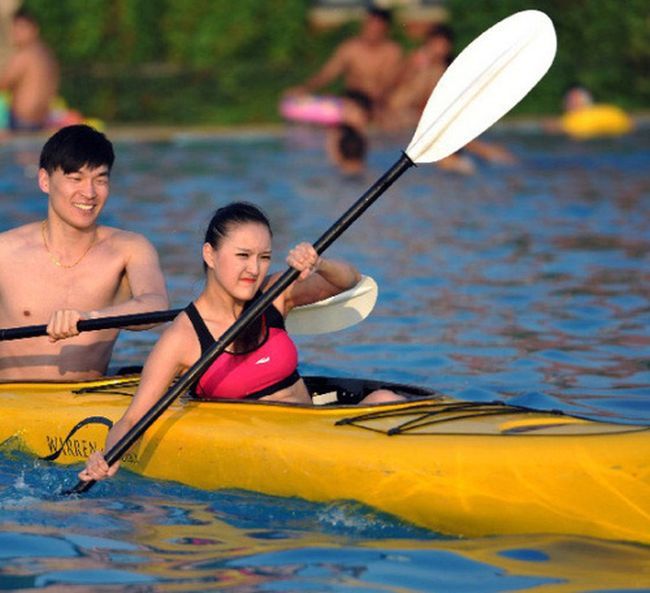 Девчонки на каяках