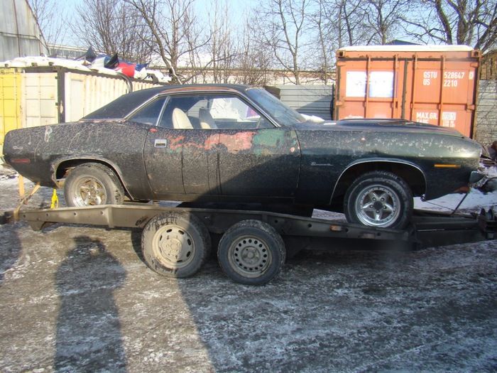 Фотоотчет о восстановлении мускул кара Plymouth Barracuda 1970 года