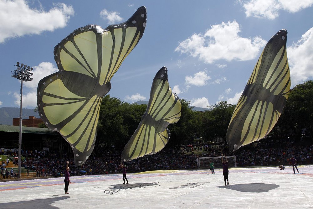 Фестиваль воздушных шаров в Колумбии