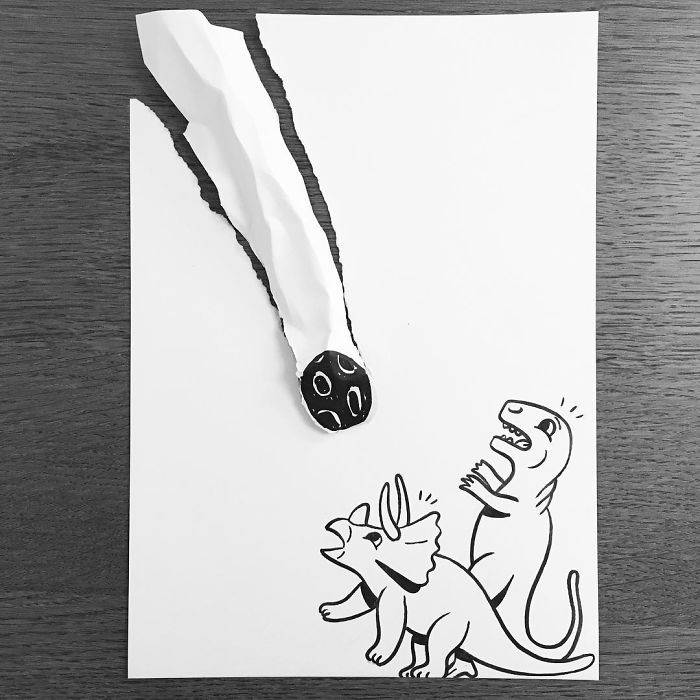 Кажется, что эти рисунки вот-вот спрыгнут с бумаги