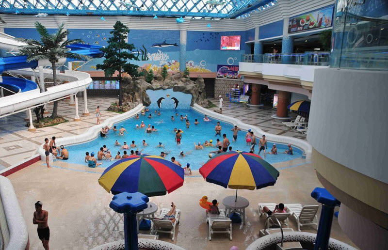 Аквапарк в Северной Корее