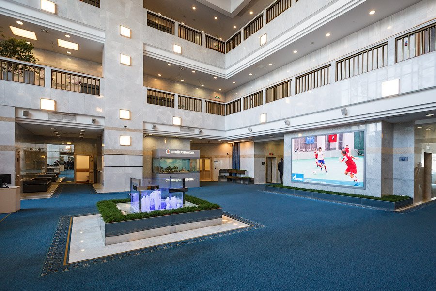 Один день из жизни центрального офиса Газпрома Один день из жизни центрального офиса Газпрома