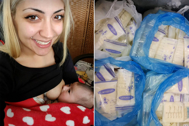 Мама двоих детей продает свое грудное молоко... мужчинам