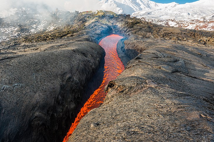 Извержение вулкана Толбачик на Камчатке. Часть 2