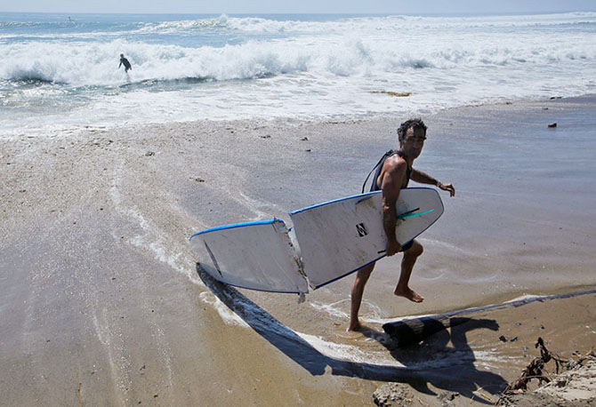 Огромные волны Калифорнии