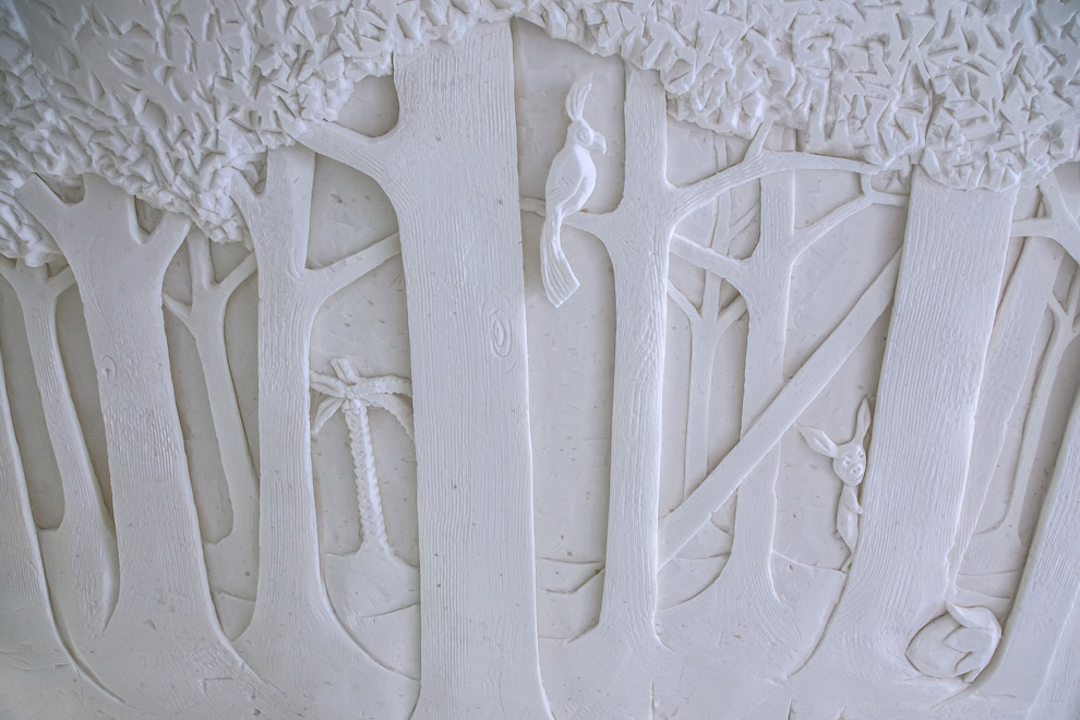 Снежный замок в Лапландии