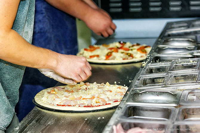 Как работает служба доставки пиццы