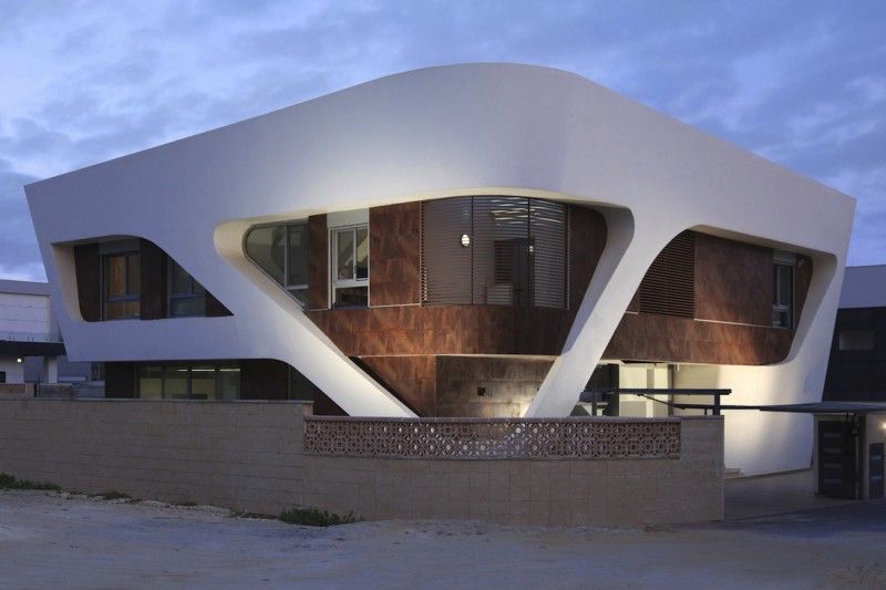 Футуристичные жилые дома (41 фото)