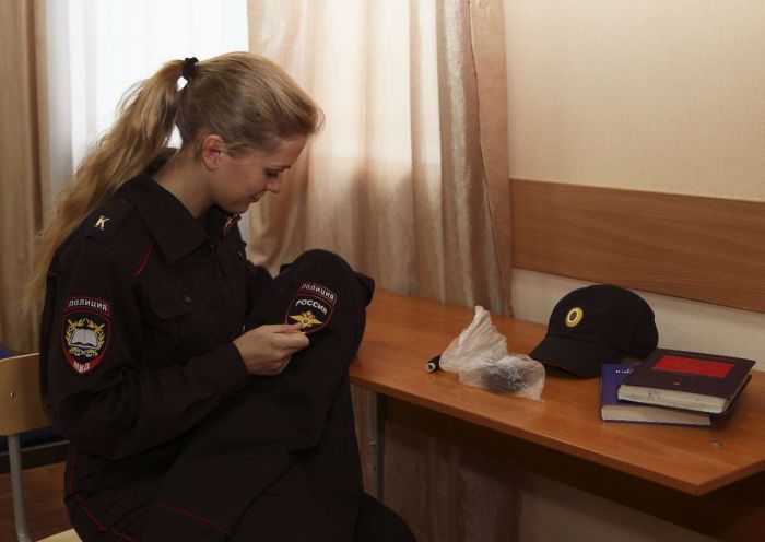 Очаровательные сотрудницы МВД России