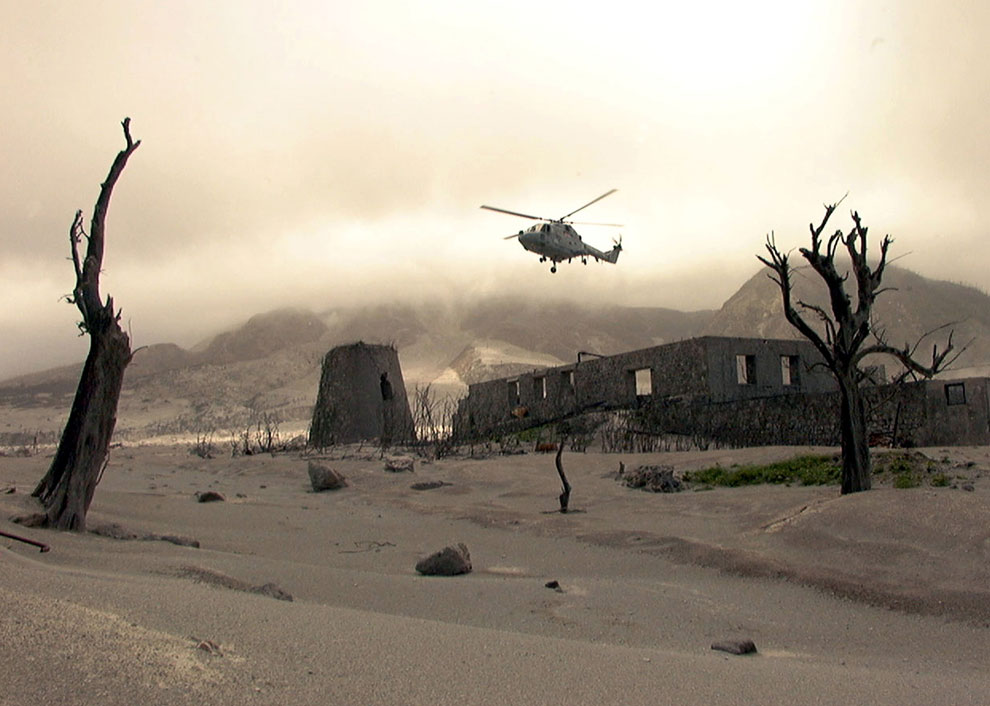 Вулкан Суфриер-Хиллс и остров-призрак