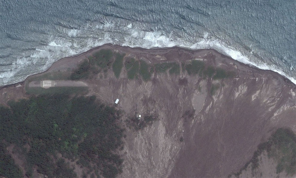 Вулкан Суфриер-Хиллс и остров-призрак