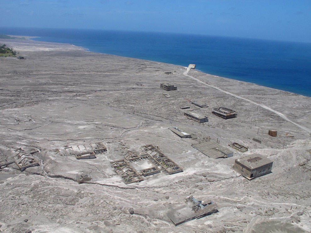 Вулкан Суфриер-Хиллс и остров-призрак