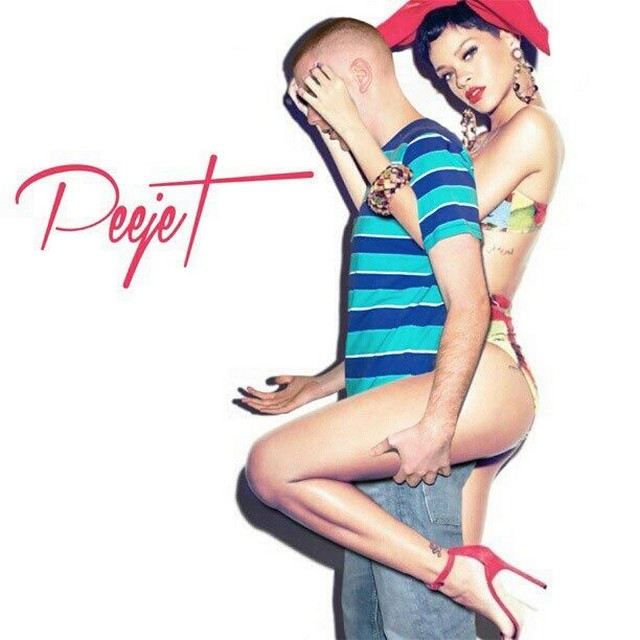 Парень забавно присоединяет себя к фотографиям звезд