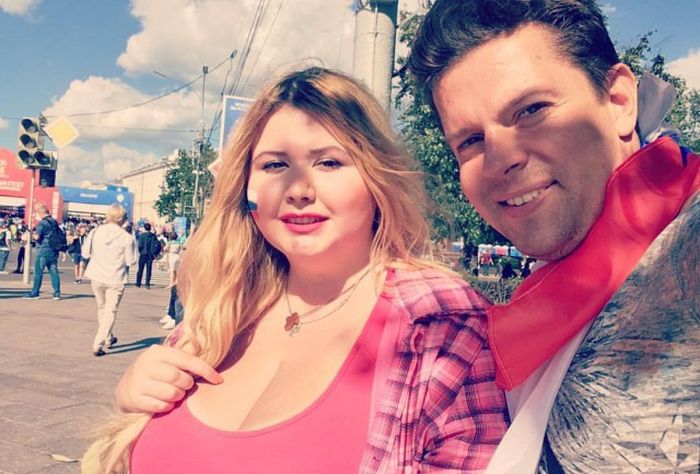 Болельщица с самым внушительным размером груди на Чемпионате мира 2018