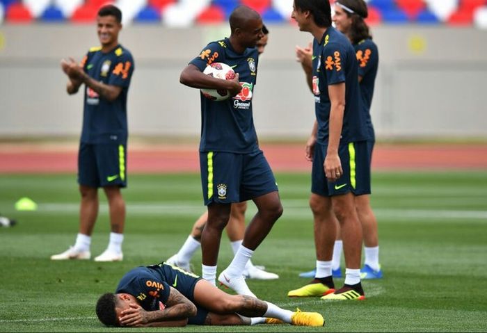 Ничего необычного, просто тренировка Неймара