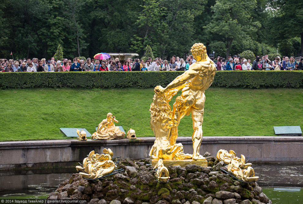 Что находится под фонтанами Петергофа Что находится под фонтанами Петергофа