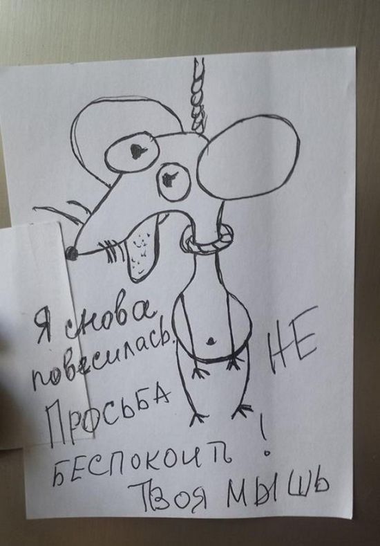 Забавные надписи на холодильниках