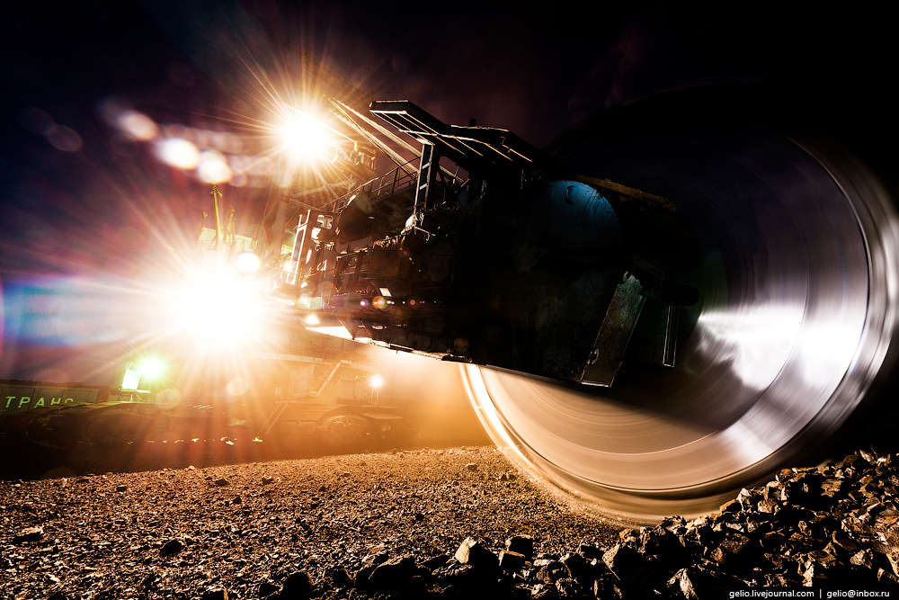 Самый крупный угольный разрез в России