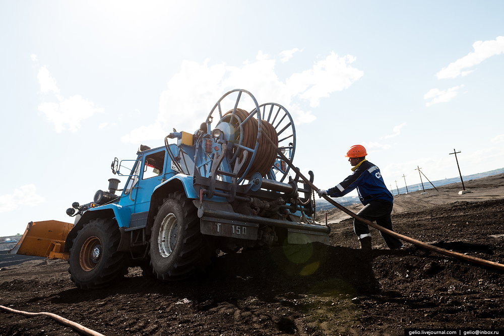 Самый крупный угольный разрез в России