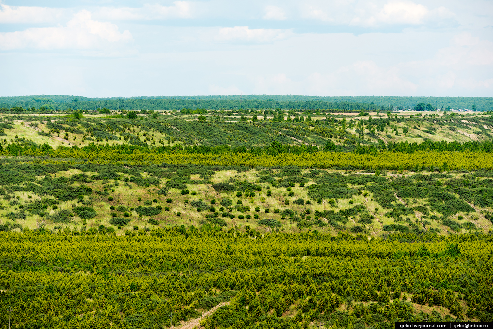 Самый крупный угольный разрез в России