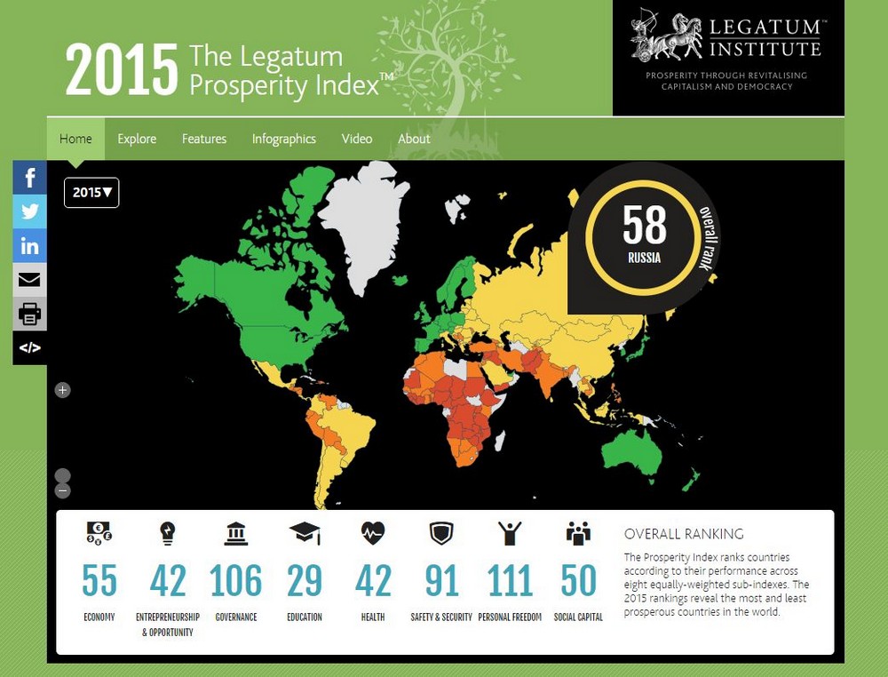 Топ-26: самые процветающие страны мира