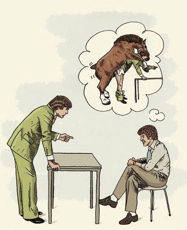 О чём думает подчинённый когда его ругает начальник