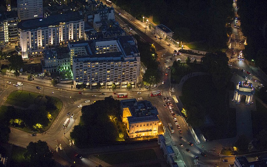 Ночной Лондон с высоты Ночной Лондон с высоты