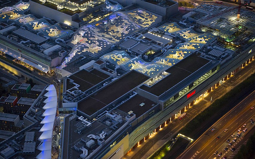 Ночной Лондон с высоты Ночной Лондон с высоты