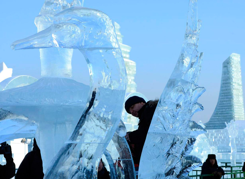 Международный фестиваль ледяных скульптур в Харбине 2014 Международный фестиваль ледяных скульптур в Харбине 2014