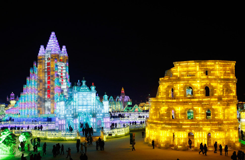 Международный фестиваль ледяных скульптур в Харбине 2014 Международный фестиваль ледяных скульптур в Харбине 2014