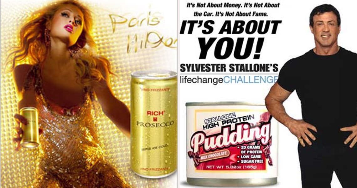 «Заткнись и возьми мои деньги!» или пятерка совершенно безумных товаров, которые пытались втюхать народу знаменитости