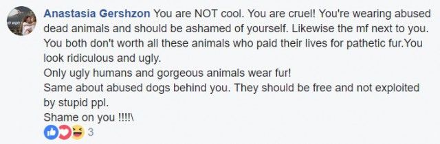 Блогер ответил на критику зоозащитницы