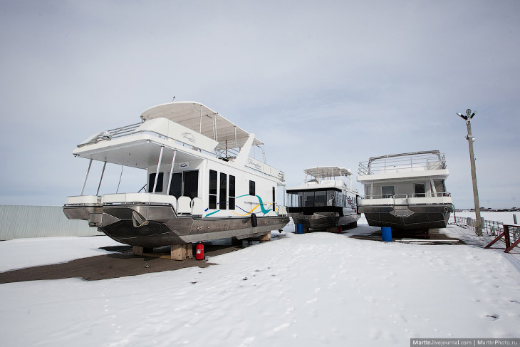 Единственное в России производство плавучих домов