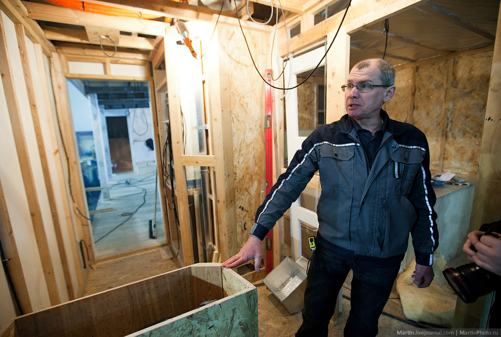 Единственное в России производство плавучих домов