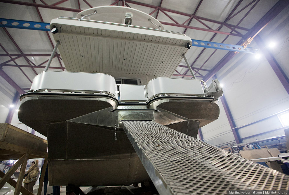 Единственное в России производство плавучих домов