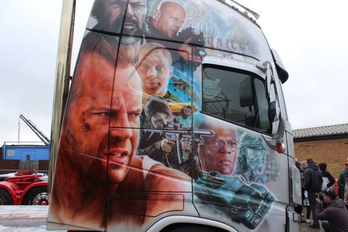 Аэрография на тягачах