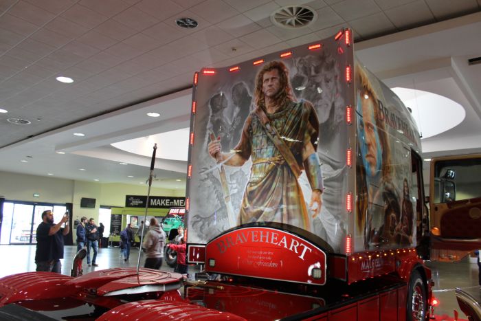 Аэрография на тягачах