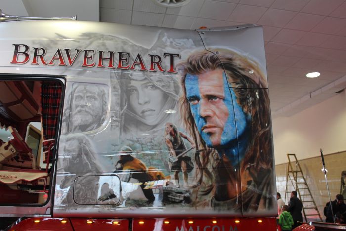 Аэрография на тягачах