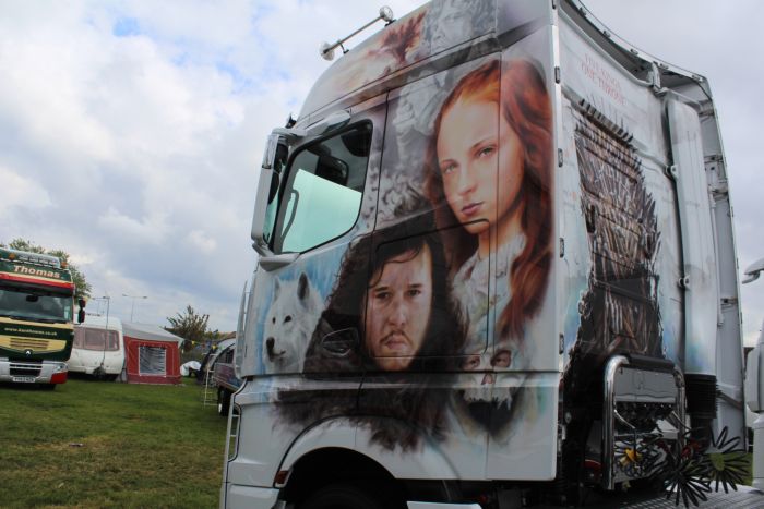 Аэрография на тягачах