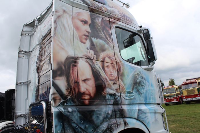 Аэрография на тягачах