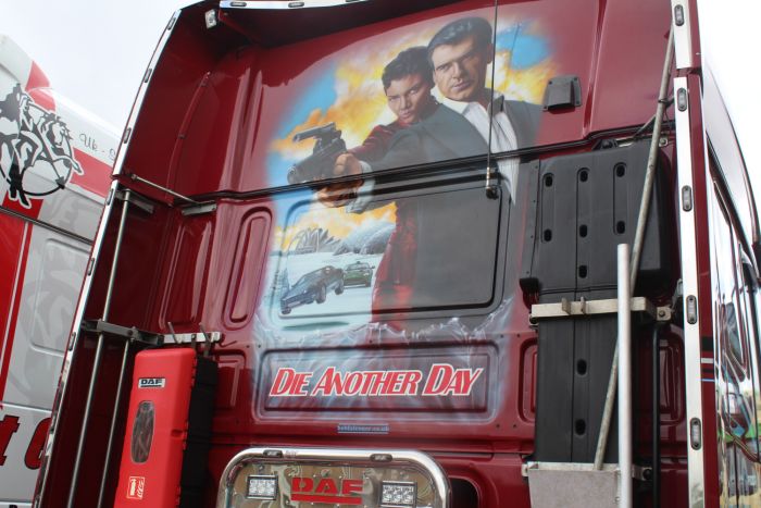 Аэрография на тягачах