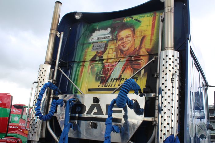 Аэрография на тягачах