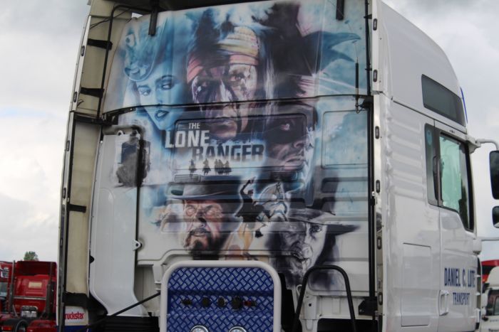 Аэрография на тягачах