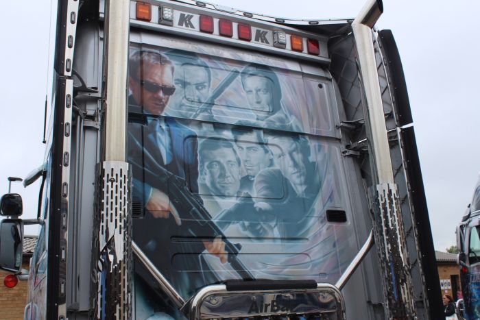 Аэрография на тягачах