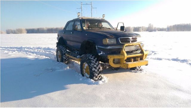 Симбиоз Волги-3110 и ГАЗ-66 – неубиваемый внедорожник