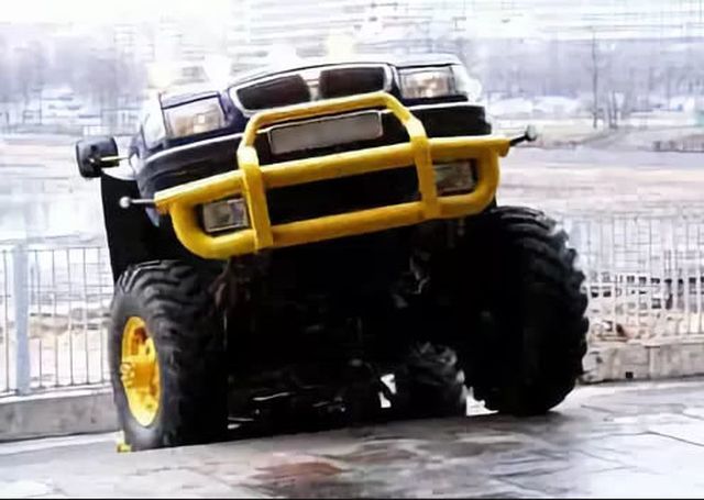 Симбиоз Волги-3110 и ГАЗ-66 – неубиваемый внедорожник