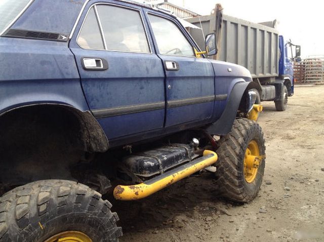 Симбиоз Волги-3110 и ГАЗ-66 – неубиваемый внедорожник