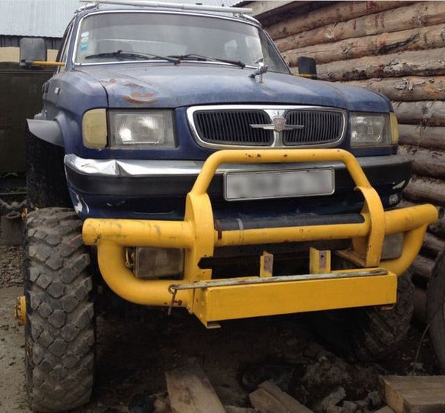 Симбиоз Волги-3110 и ГАЗ-66 – неубиваемый внедорожник