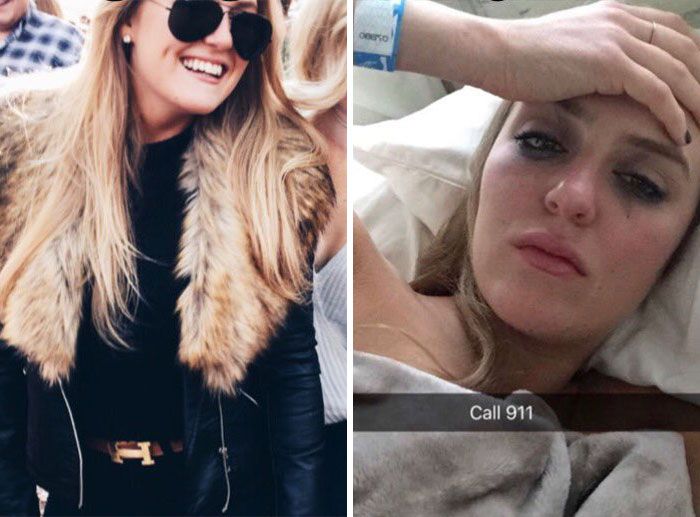 Люди до вечеринки и наутро после