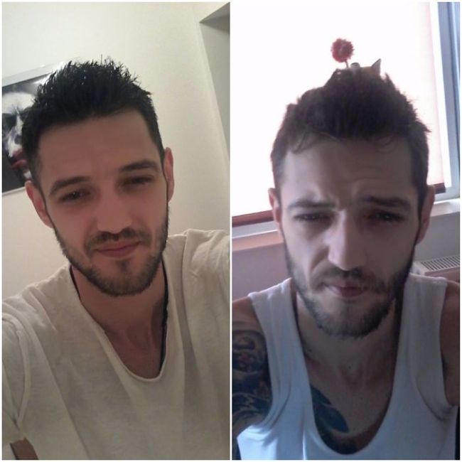 Люди до вечеринки и наутро после